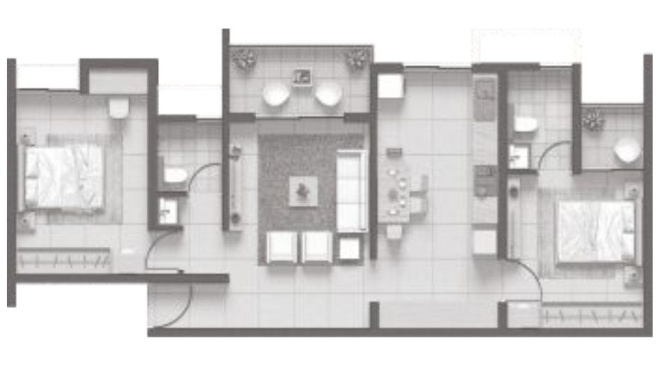 Rohan-VITI-Floor-Plan-2-BHK